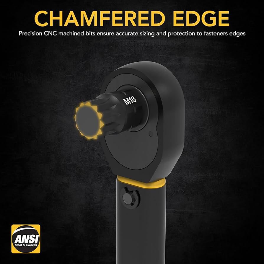 Amazon.com: LEXIVON Triple Square Bit Socket Set - 8-Piece